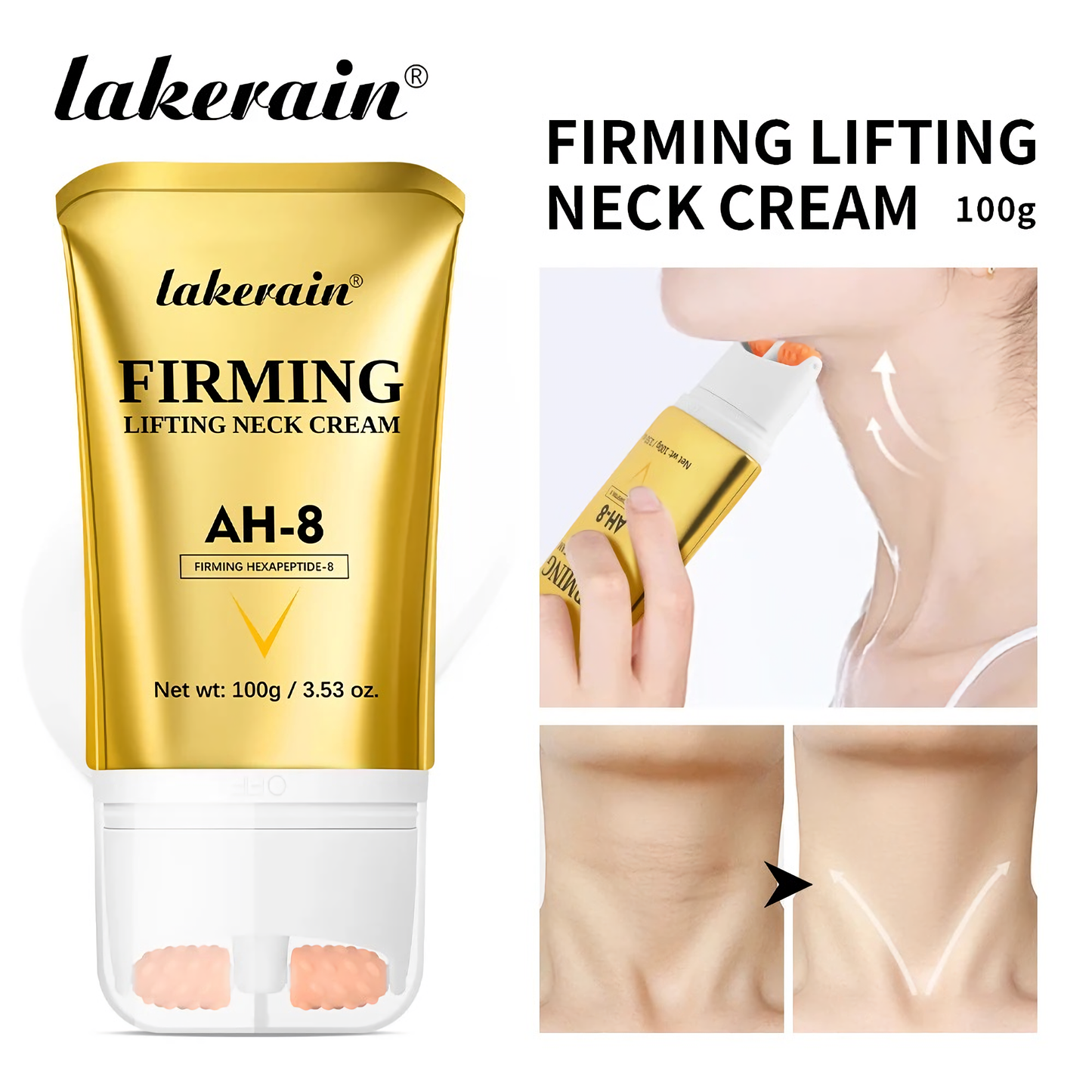 Lakerain® Firming Neck Cream AH-8