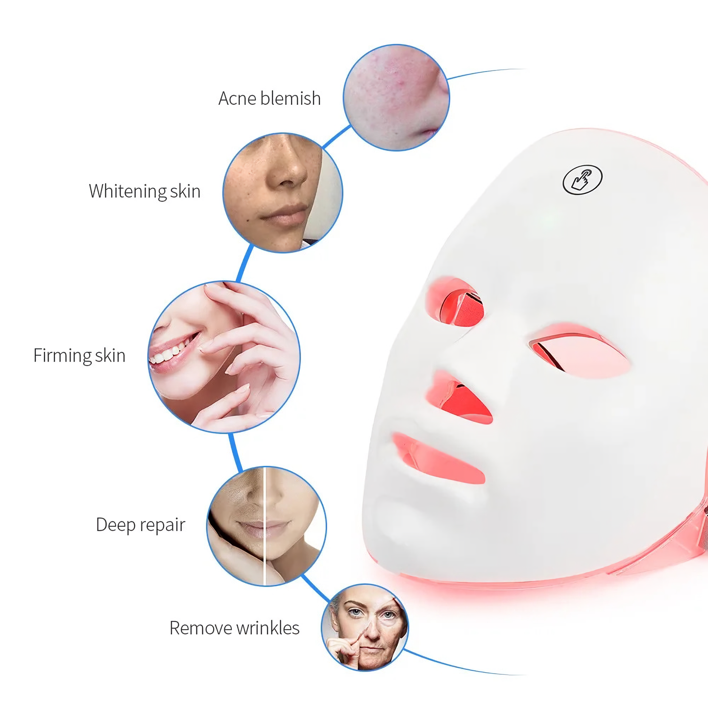 7-Color Light Therapy Mask