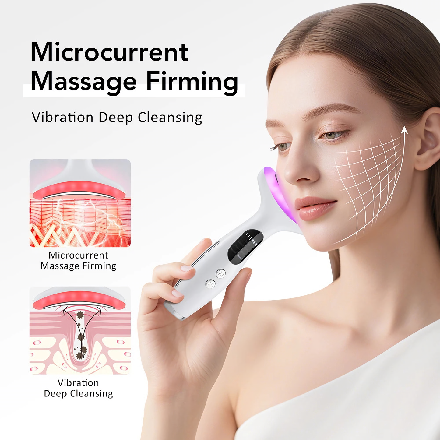 EMS Microcurrent Face & Neck Massager